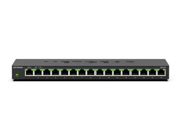 NETGEAR GS316 – 16-porttinen hallitsematon Essentials-kytkin