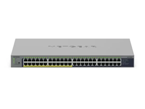 NETGEAR GS748PP – 48-porttinen hallitsematon PoE+-kytkin, 380 W