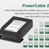 NETIO PowerCable 2PZ – litteä PDU, 2 lähtöä, riviliittimet