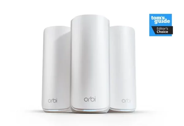 NETGEAR Orbi 870 RBE873 – WiFi 7 -mesh-järjestelmä (3 kpl)