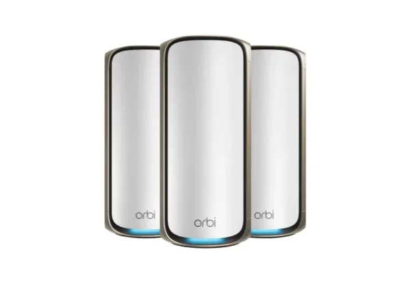 NETGEAR Orbi 970 RBE973S – WiFi 7 -mesh-järjestelmä (3 kpl)